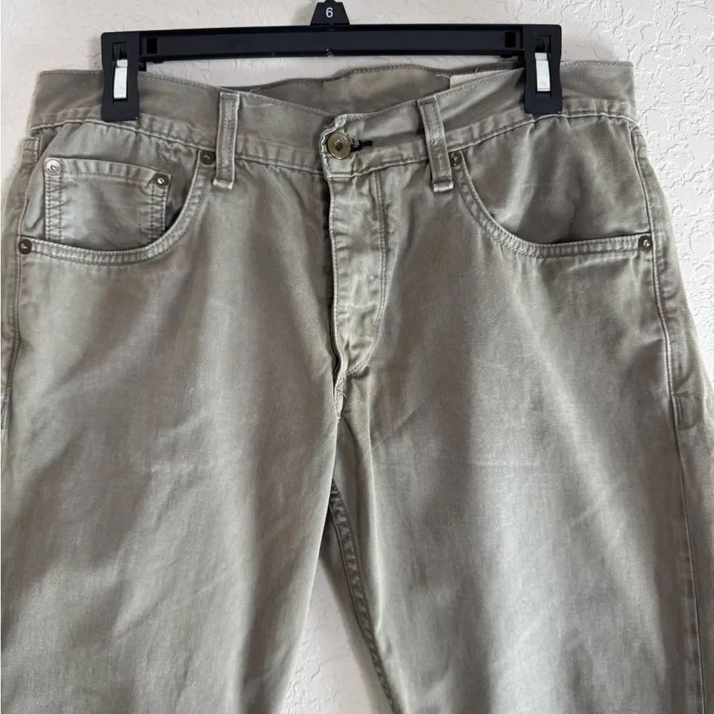 Rag & Bone Standard Issue Fit 2 Slim Leg Jeans Distressed Pants Khaki Gray - Picture 2 of 11